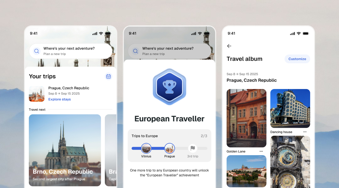 Gamified travel project